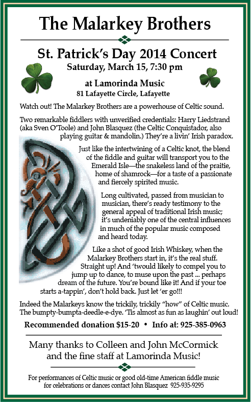 St. Patrick's Flier